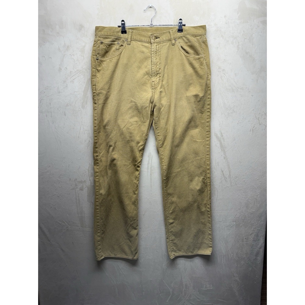 VTG Polo Jeans Ralph Lauren Pants Mens 38x32 XL Corduroy Tan Beige 90s Straight